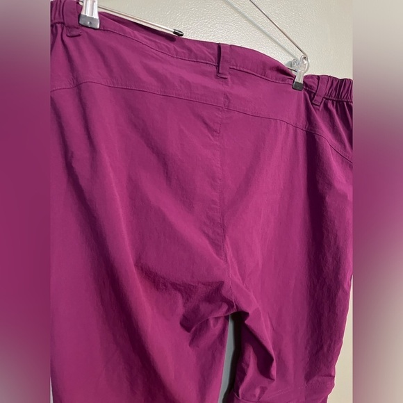 Arctix Womens Purple Convertible Zip Of Legs Active Wear Stretch Pants Size 1X - Picture 9 of 16